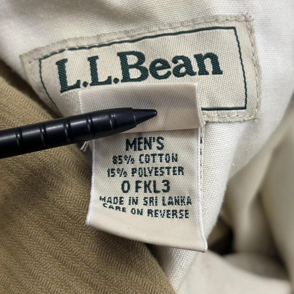 VTG LL Bean Corduroy Natural Fit Pants Mens 34x30 Tan Baggy 90s Skater Gorpcore‎